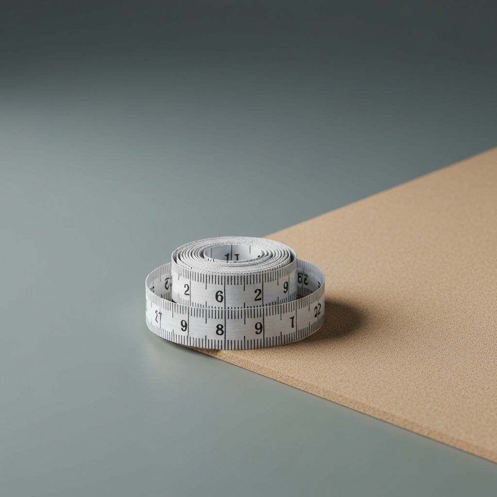 Measuring tape coiled